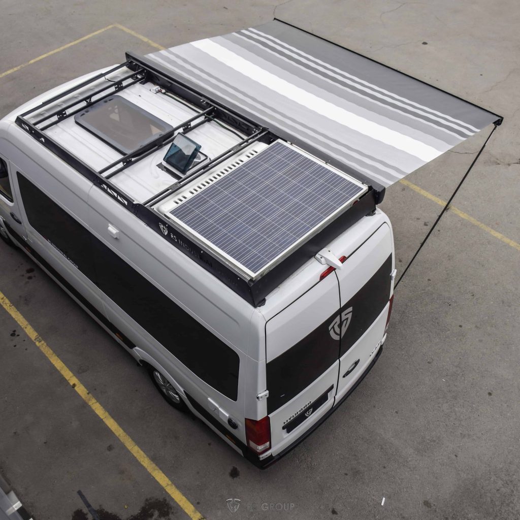 پنل های خورشیدی کمپر ون هیوندای h350
